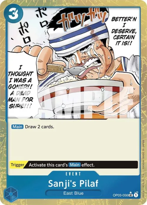 Sanji's Pilaf - Textured Foil