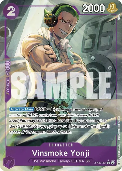 Vinsmoke Yonji - Full Art