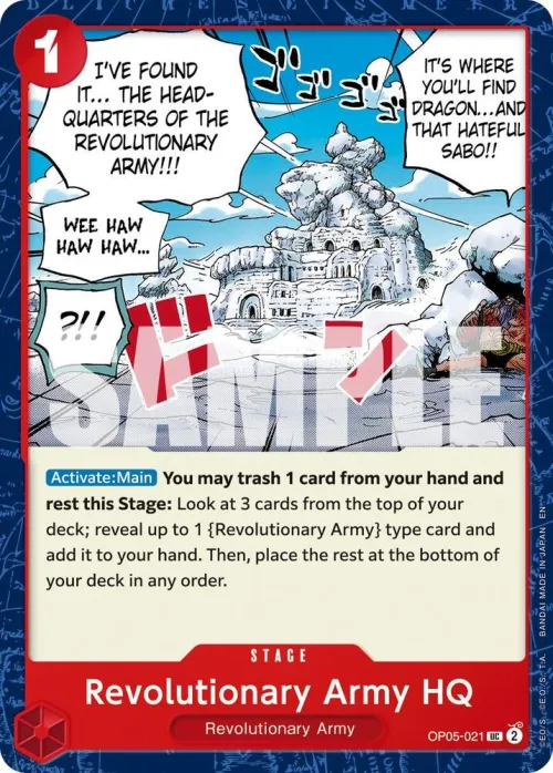 Revolutionary Army HQ - Reprint