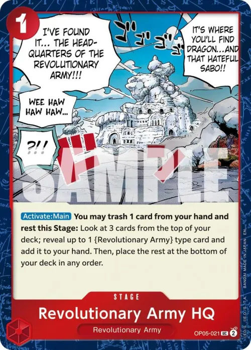 Revolutionary Army HQ - Pirate Foil