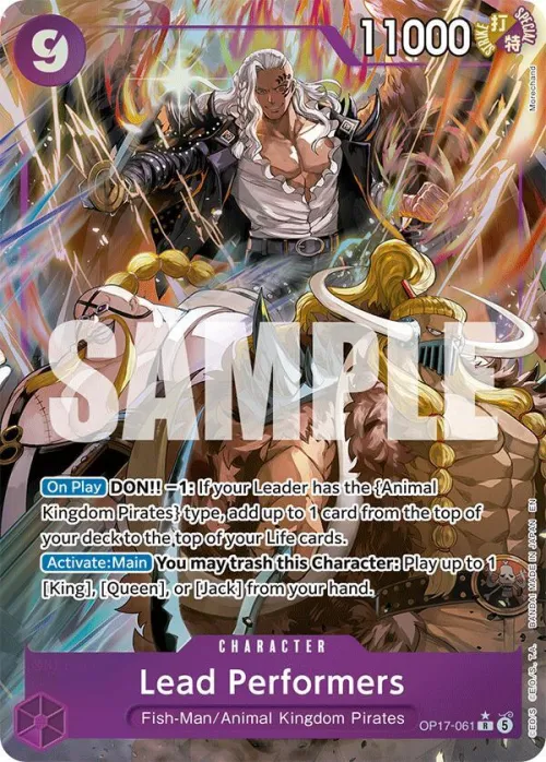 Lead Performers - Alternate Art