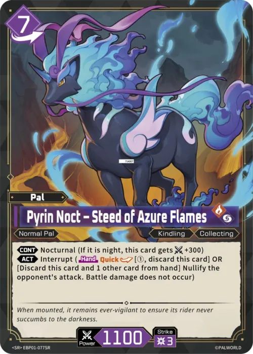 Pyrin Noct - Steed of Azure Flames - SR
