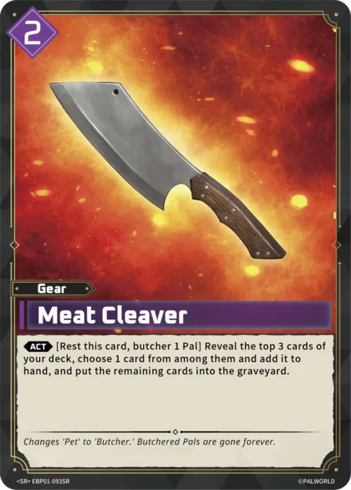 Meat Cleaver - SR