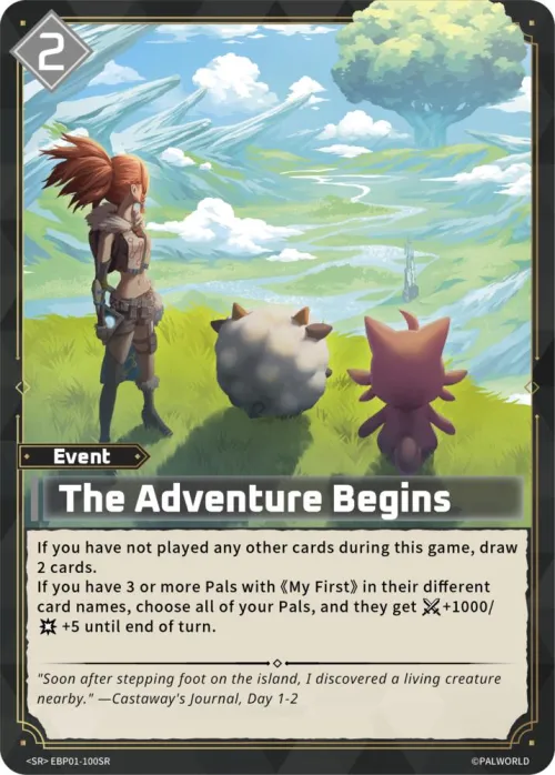 The Adventure Begins - SR