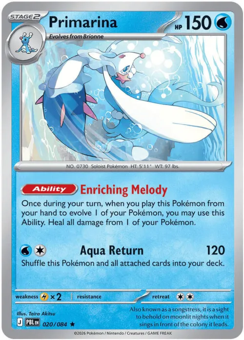 Primarina - Reverse Holo