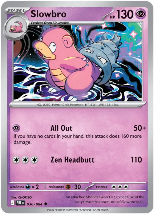 Slowbro - Reverse Holo