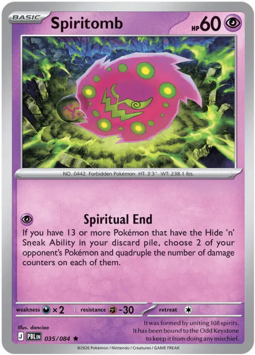 Spiritomb - Reverse Holo