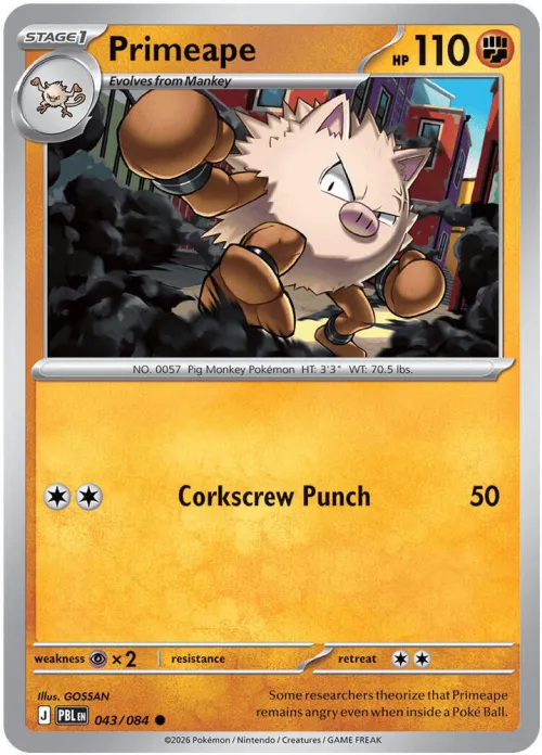 Primeape - Reverse Holo