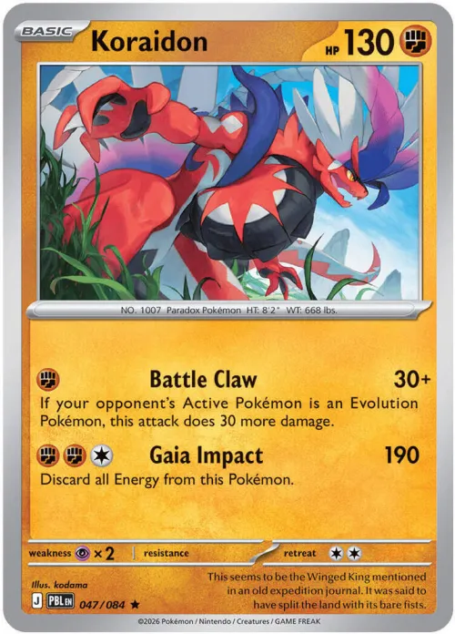 Koraidon - Reverse Holo