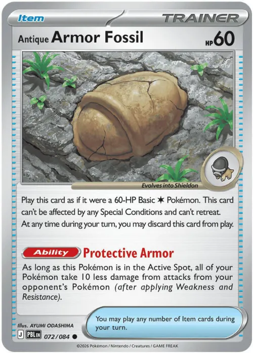 Antique Armor Fossil - Reverse Holo