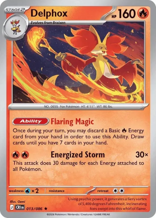 Delphox - Holo