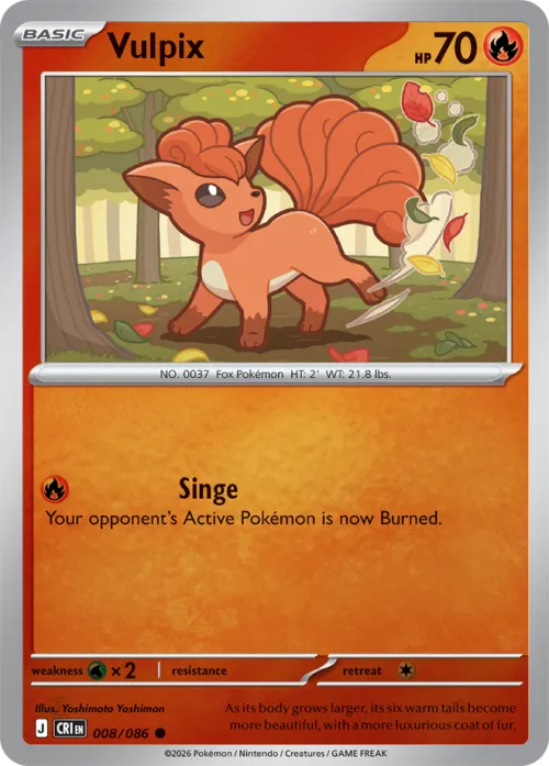 Vulpix - Reverse Holo