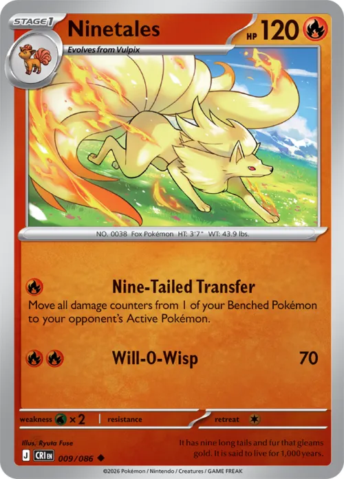 Ninetales - Reverse Holo