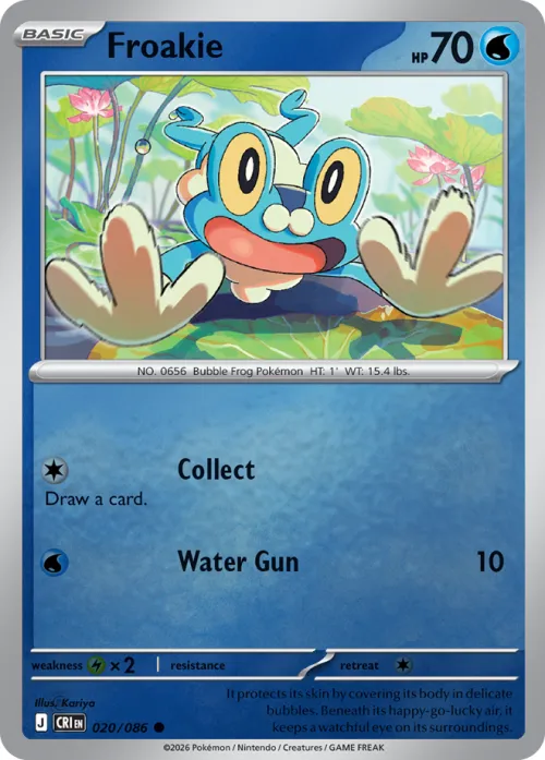 Froakie - Reverse Holo