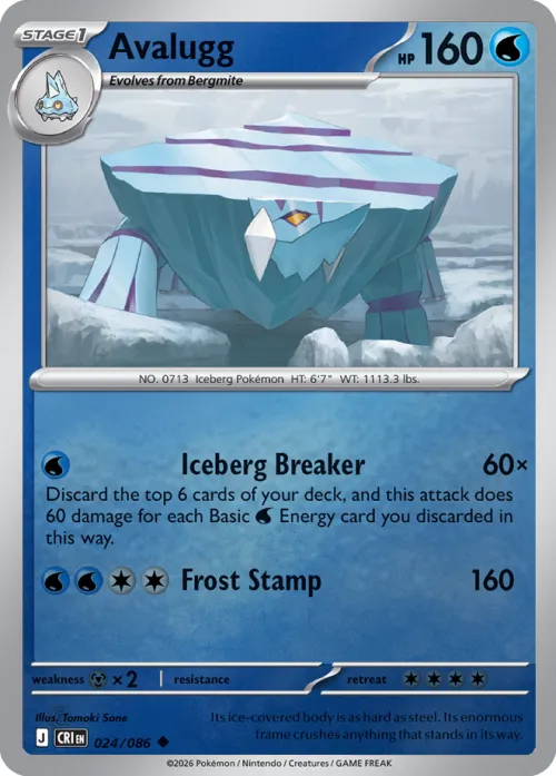 Avalugg - Reverse Holo