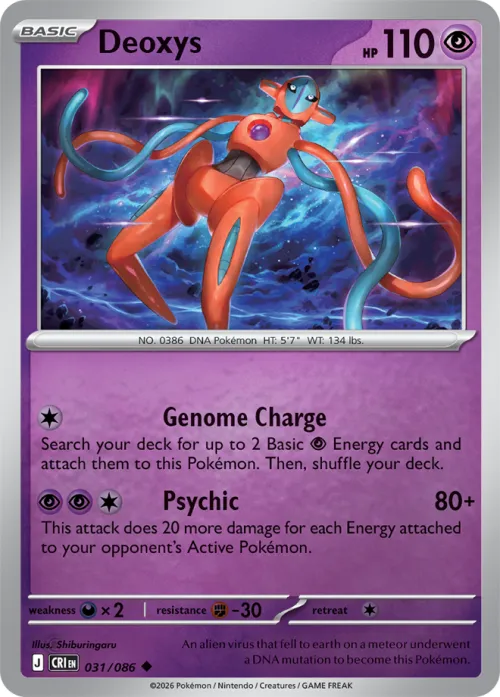 Deoxys - Reverse Holo