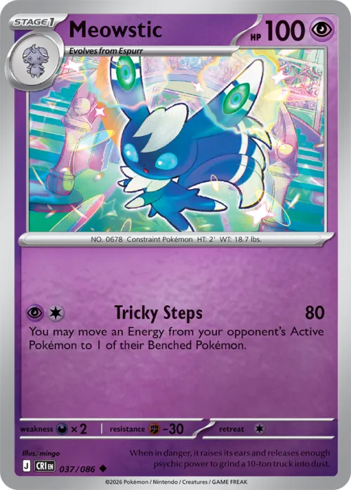 Meowstic - Reverse Holo