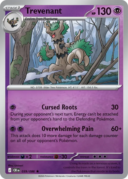 Trevenant - Reverse Holo