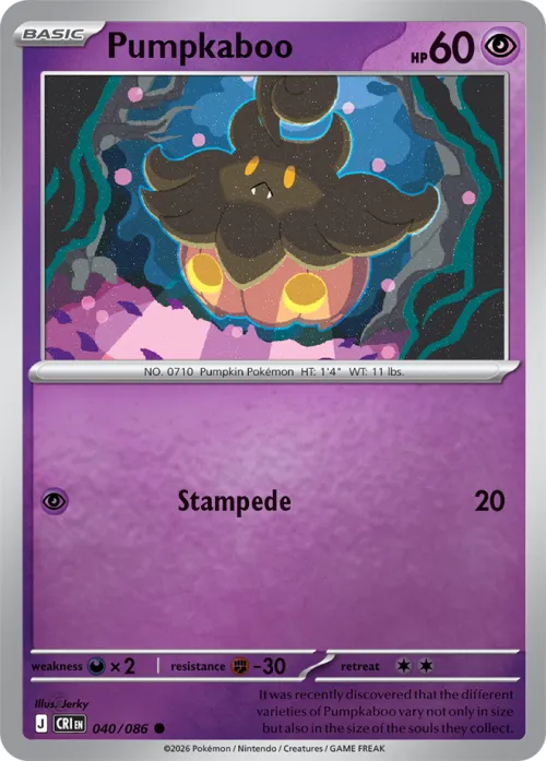 Pumpkaboo - Reverse Holo
