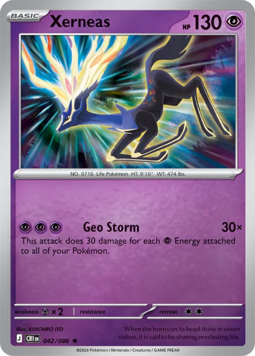 Xerneas - Reverse Holo