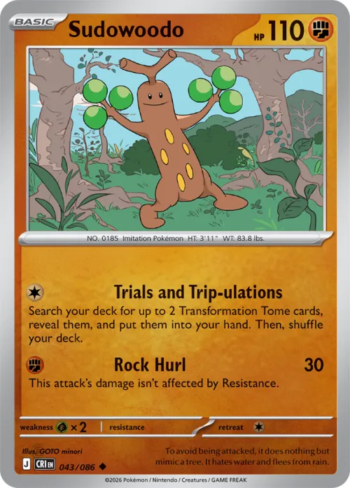 Sudowoodo - Reverse Holo