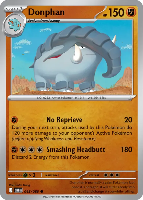 Donphan - Reverse Holo