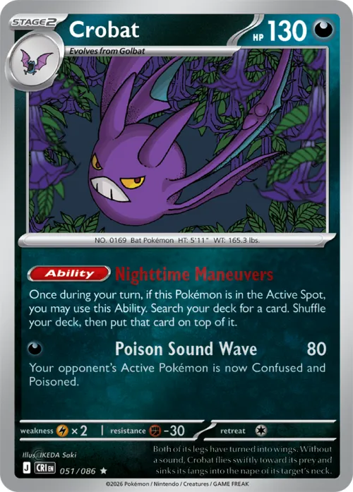 Crobat - Reverse Holo