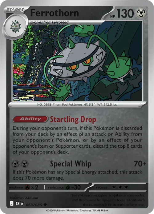 Ferrothorn - Reverse Holo