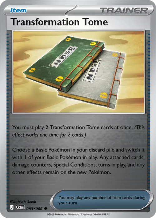 Transformation Tome - Reverse Holo
