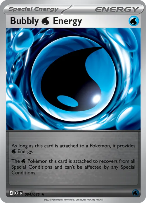 Bubbly Water Energy - Reverse Holo