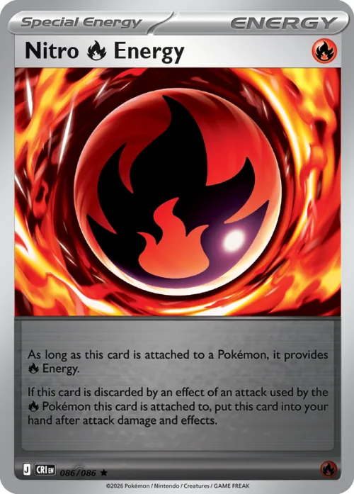 Nitro Fire Energy - Reverse Holo
