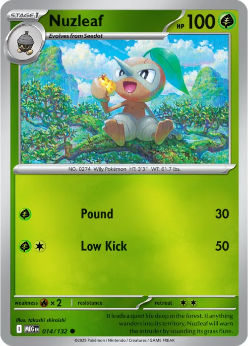 Nuzleaf - Reverse Holo