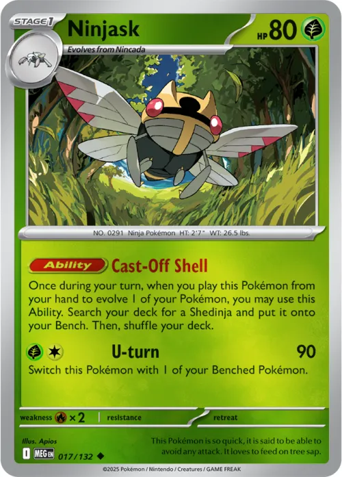 Ninjask - Reverse Holo