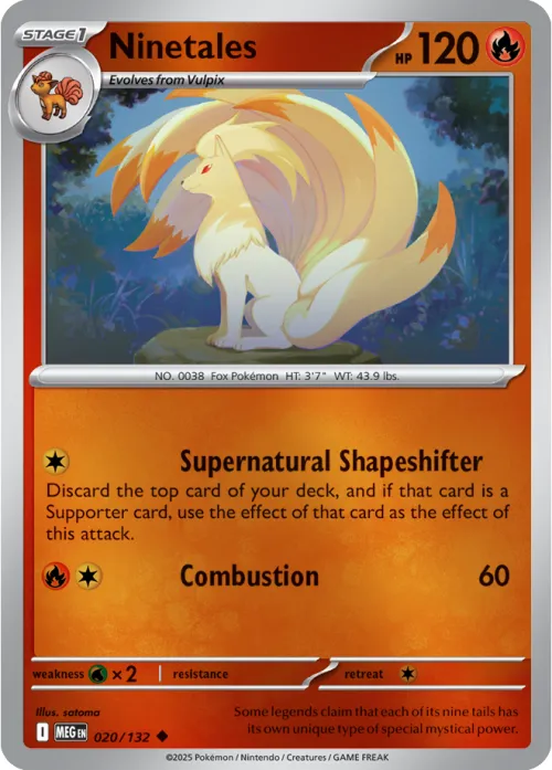 Ninetales - Reverse Holo