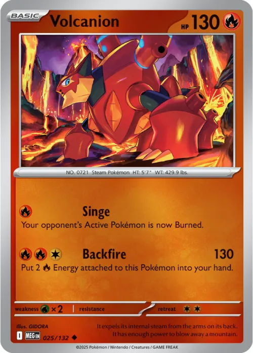 Volcanion - Reverse Holo
