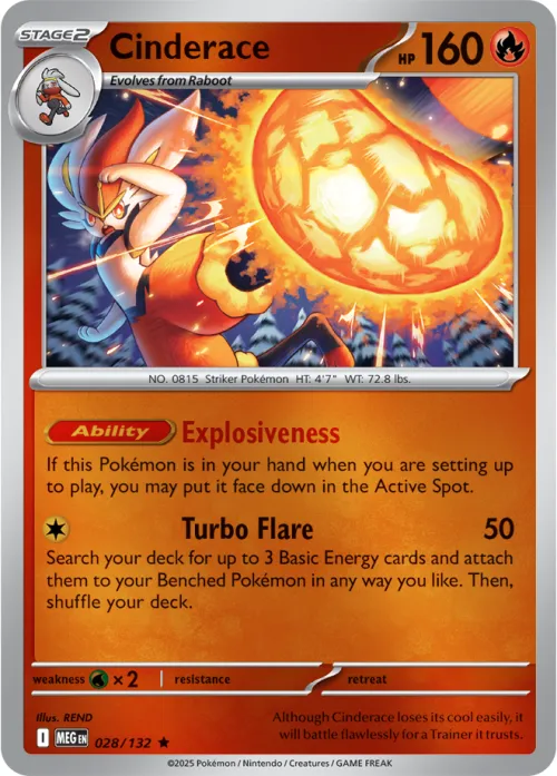 Cinderace - Reverse Holo