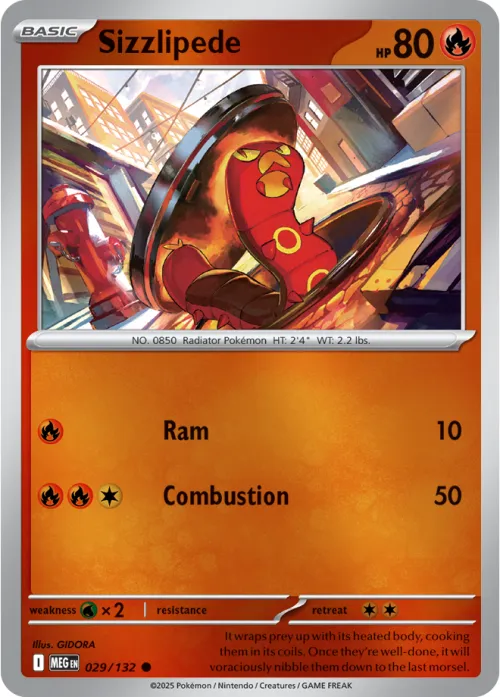 Sizzlipede - Reverse Holo