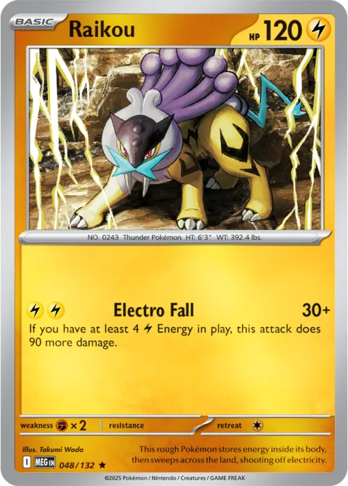 Raikou - Reverse Holo
