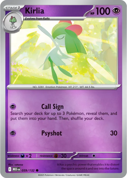 Kirlia - Reverse Holo