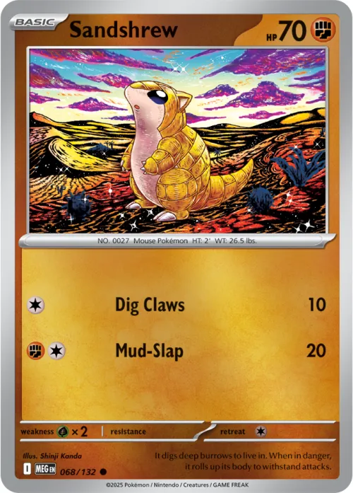 Sandshrew - Reverse Holo