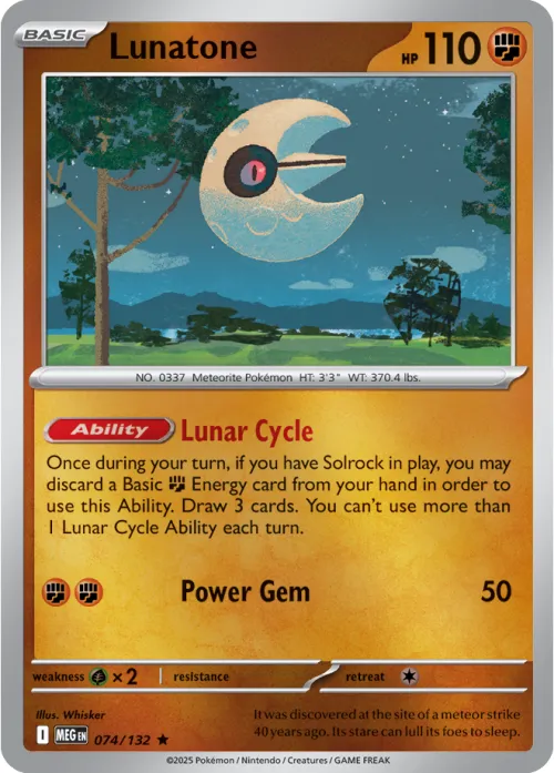 Lunatone - Reverse Holo