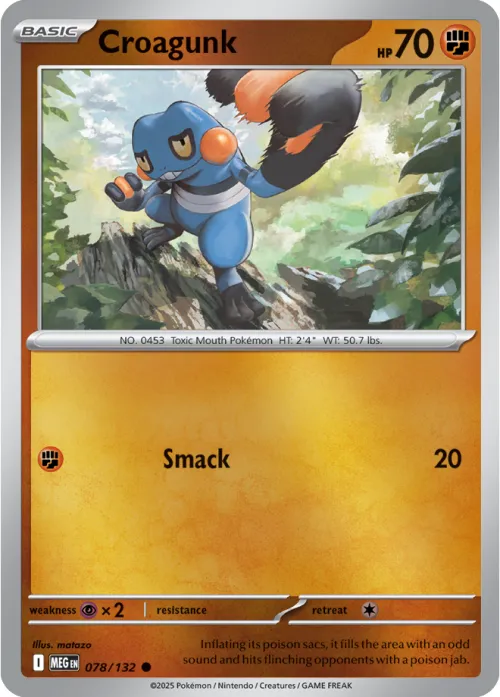 Croagunk - Reverse Holo