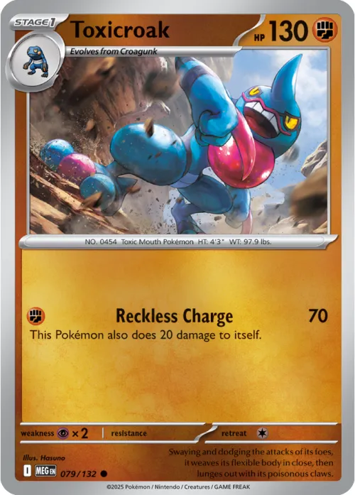 Toxicroak - Reverse Holo