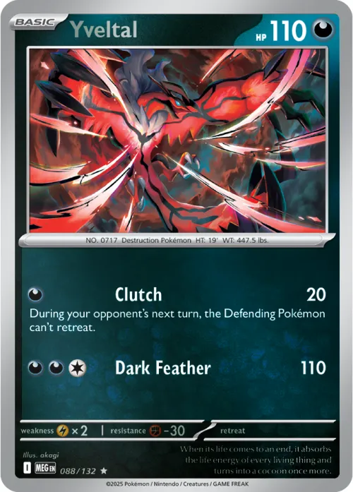 Yveltal - Reverse Holo