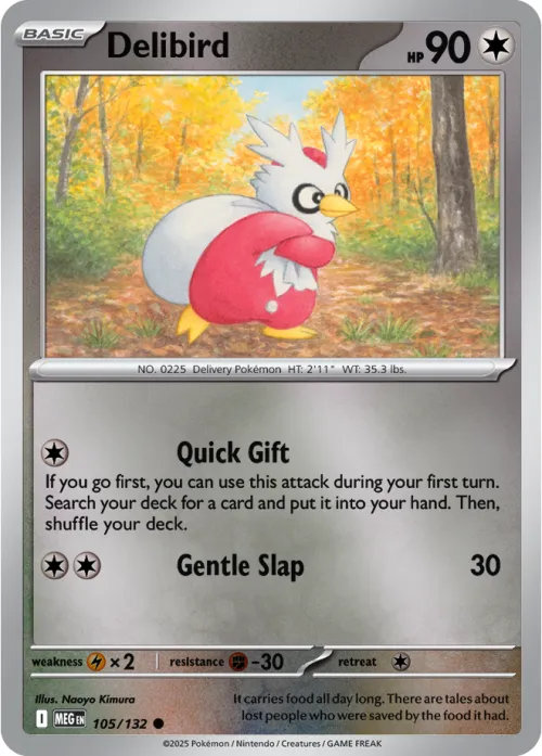 Delibird - Reverse Holo