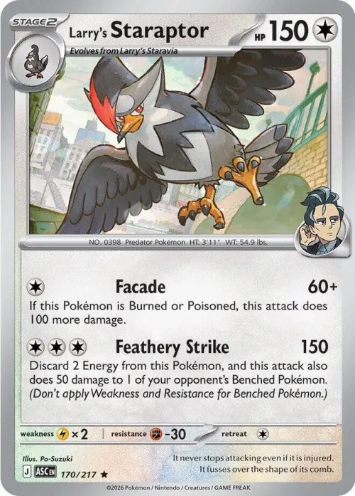 Larry's Staraptor - Holo