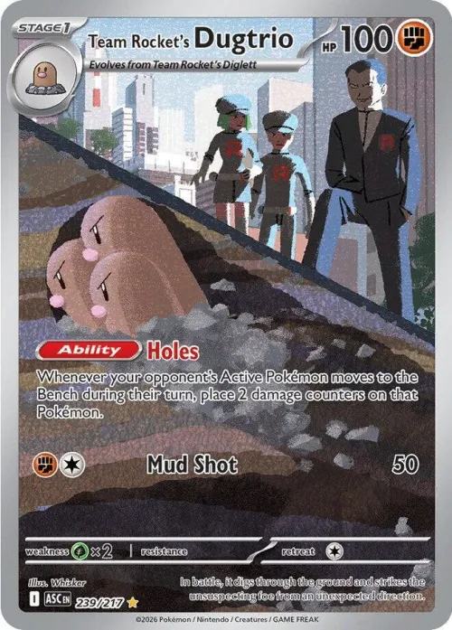 Team Rocket's Dugtrio