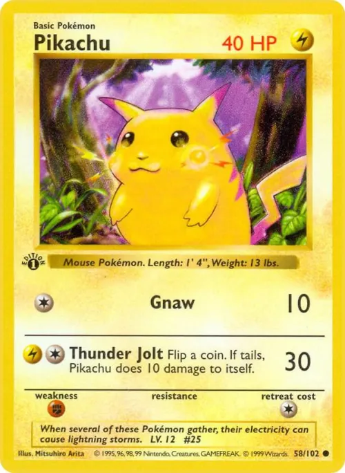 Pikachu - 1st Edition