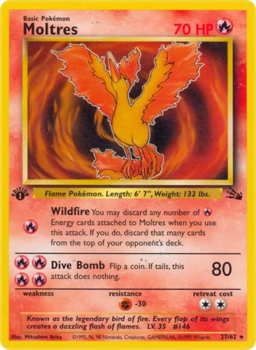 Moltres (27) - 1st Edition