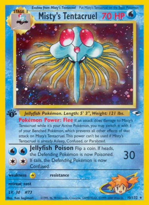 Misty's Tentacruel - 1st Edition Holo